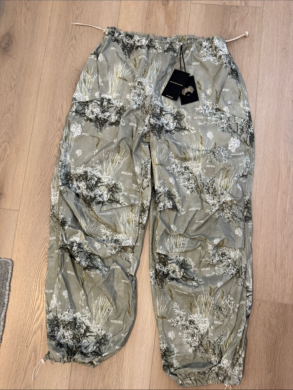 Darc Sport Olive Green Cameo Cargo Pants
